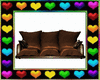 Brown cuddles couch