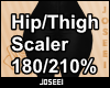 Hip/Thigh Scale 180/210%