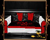 Sofa relax BLACK and RED