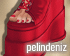 [P] Style red boots