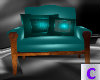 Teal Accent Chair 
