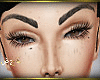 | Arched eyebrows
