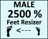 Feet Scaler 2500% Male