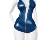 2/4 blue Dress L Zip
