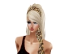 blond leopard woman