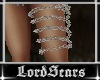 Silver Leg Chain L