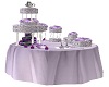 Purple Wedding cake