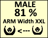 Arm Scaler XXL 81% Male