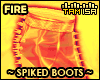 !T FIRE Spiked Boots