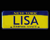 [bamz]NY lic Plate Lisa