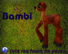 B: Bambi cute fawn