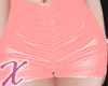 X* Pink Leather Shorts