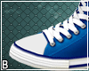 Blue W High Top Sneakers