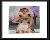creme mini skirt