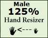 Hand Scaler 125% Male