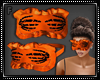 Skelly Sleep Mask Orange