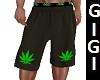 420 weed long shorts