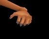 black nail with jems