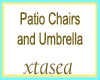Patio Chairs n Umbrella
