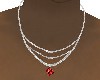 silver necklace ruby