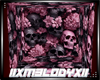 M3 Pink Skull Background