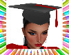 Graduation Cap Red Tasse