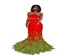 ASL Feather XMas Gown