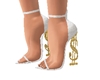 White Leather Heels $$$