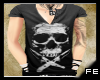 FE skullknife vneck t