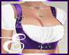 BLINGY PURPLE CORSET TOP