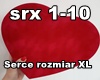 Serce rozmiar XL