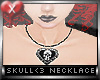 Skull Heart Necklace