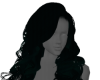 dark teal curly