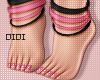 !!D Cute Feet Pink