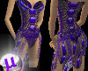 purple net and bead