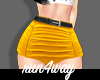 rw l Mini Yellow Shorts