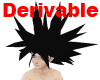 Black Spiky hair