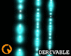 Vertical Lights Teal