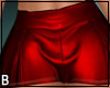 Red Leather Club Skirt