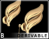 DRV Gold Leaf Earrings