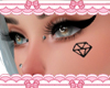 R| Diamond Face Tattoo