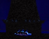 black fireplace blueflam