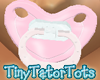 Kids Solid Pink Pacifier