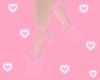 Pink fishnet heels 💋