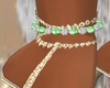 PEARL ANKLET GREEN