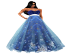 xmas dress/gown blue