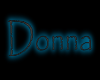 Donna Name Sticker