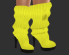 Yellow boot shoe