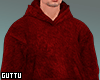 ✓ Fluffy Red Hoodie
