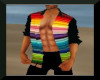 shirt open rainbow